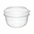Dart Container , PRESENTABOWL PLAS BOWL/LID COMBOS - PAKS 48OZ CLEAR 2/2/63in C48BCD
